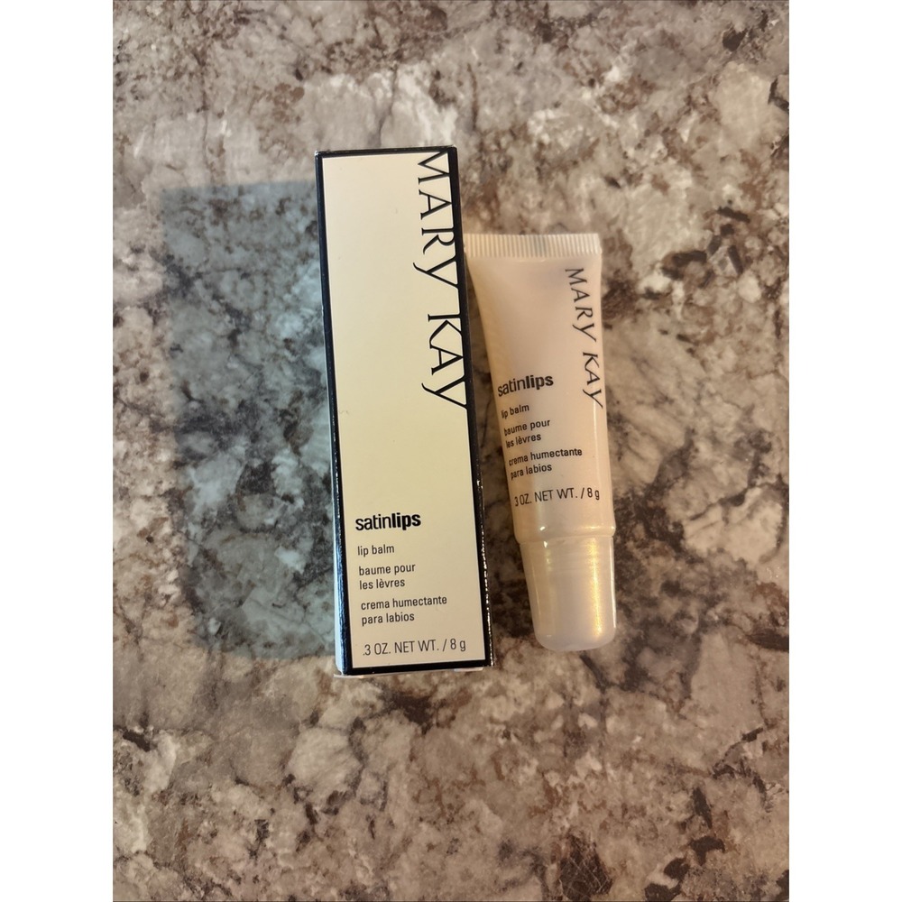 Mary Kay Satin‎ Lips Lip Balm Tube Full Size 0.3oz New #031559
